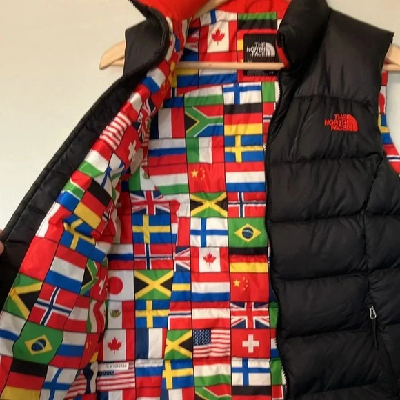 The North Face RU 14 Sotchi 2014 flags down black puffer vest - Picture 5 of 8